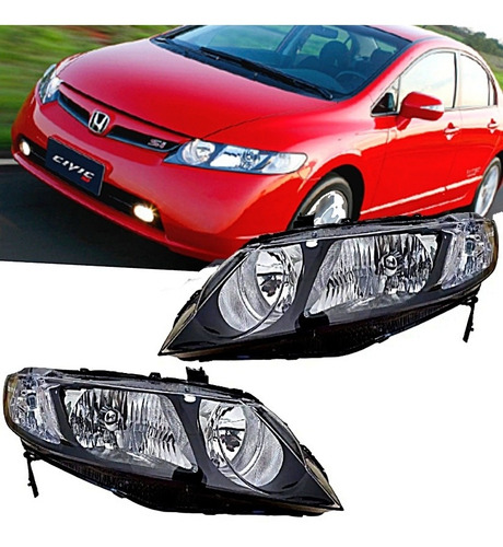 Imagen 1 de 5 de Juego Optica Honda Civic 2006 2007 2008 2009 2010 2011 2012
