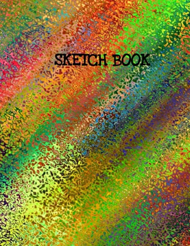 Cuaderno De Dibujo -sketch Book- Diseño De Colores Tamaño 8