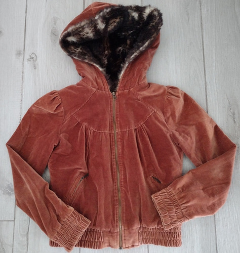 Campera De Plush Con Pelo Kosiuko Mujer Talle S