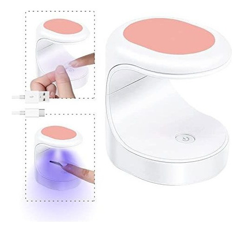 Mini Luz Ultravioleta Para Uñas De Gel, Mini Lámpara Led P