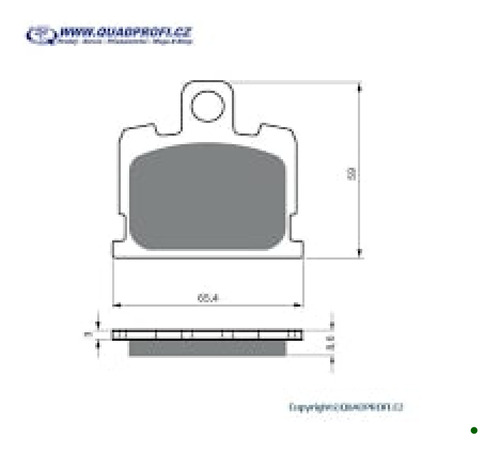 Pastilla Freno Goldfren 151 Fa70 Fdb277 Yamaha Seca Max Moto