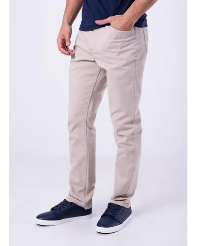 Pantalón Pionier Drill Stretch Cintura Recto Relaxed Confort Hombre