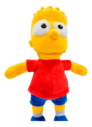 Peluche Muñeco Bart Simpson 37 Cm Juguete Suave