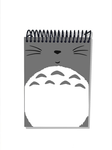 Imagem 2 de 2 de Caderneta Capa Dura Anime Totoro Studio Ghibli