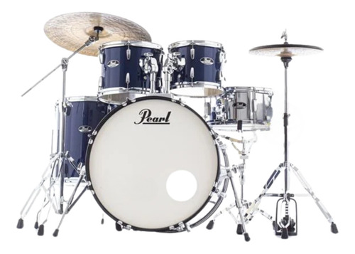 Bateria Pearl Roadshow Royal Blue Metalic 22 Ferragens Banco