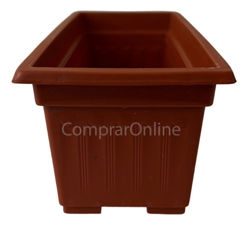Pack 8 Jardineras Maceteros Mini 17 X 7 Cm Terracota