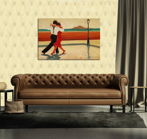 Vinilo Decorativo 60x90cm Tango Ciudad Buenos Aires Baile