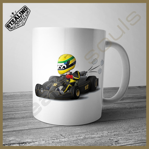 Taza Fierrera - Formula 1 #893 | Ayrton Senna - F1