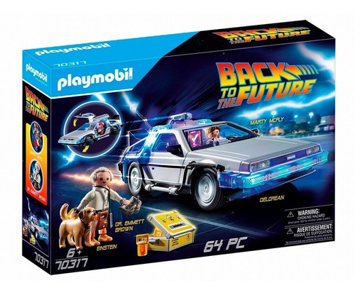 Playmobil, Back To The Future. Delorean, Marty,doc, Einstein