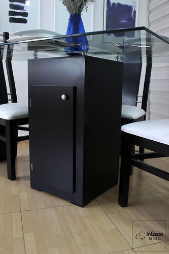 Comedor Minimalista Mod Marbella 4 Sillas Moderno