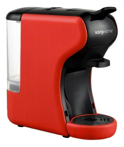Cafetera Kanji KJH-CM1500MC01 automática roja para expreso y cápsulas monodosis 220V