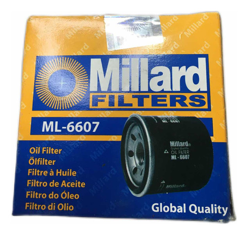 Filtro Aceite Millard Ml-6607 Nissan Sentra 1.8 Xe - Gxe -
