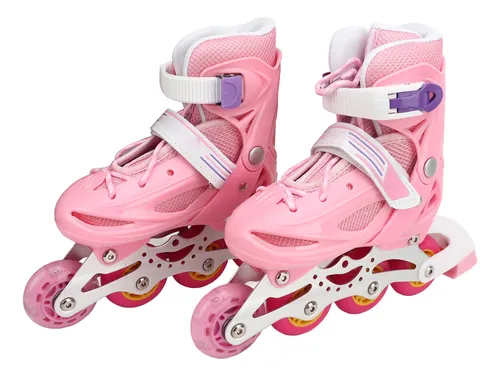 Pink Roller Skates For Girls 2 In 1 Kids Adults Women