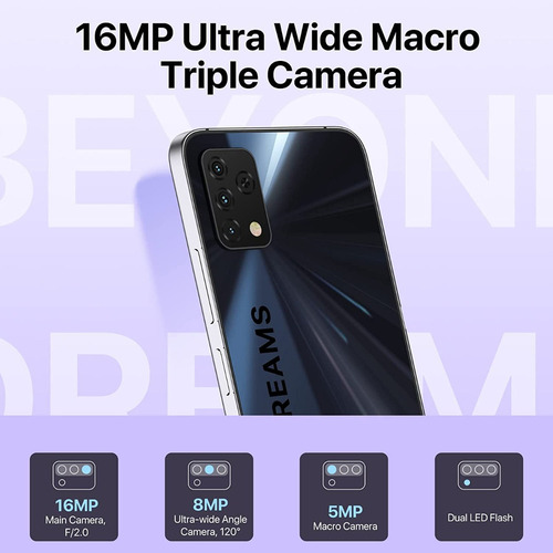 Umidigi Umidigi A11s Teléfono Inteligente 6.53 Pantalla De Vista Completa Fhd 150mah Battery Android 11 Smartphone