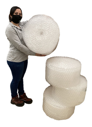 Plástico Burbuja Bomba Grande 30cm X 25m X 4 Rollos