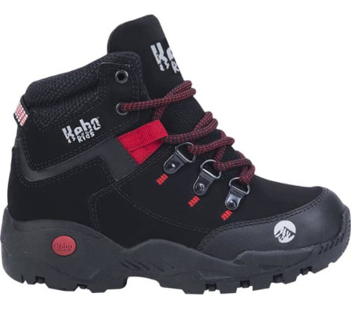 Hiker Botin Senderismo Kebo Kids I705 Negro Niños