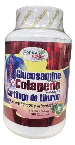 Glucosamina+ Colágeno 100 Capsulas - Unidad a $340