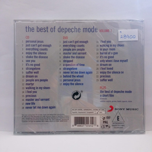 Imagen 3 de 6 de Depeche Mode The Best Of Volume 1 Cd Nuevo Eu Musicovinyl