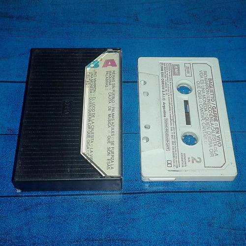Baglietto Garré En Vivo Opera Cassette Arg Maceo-disquería (Usado)