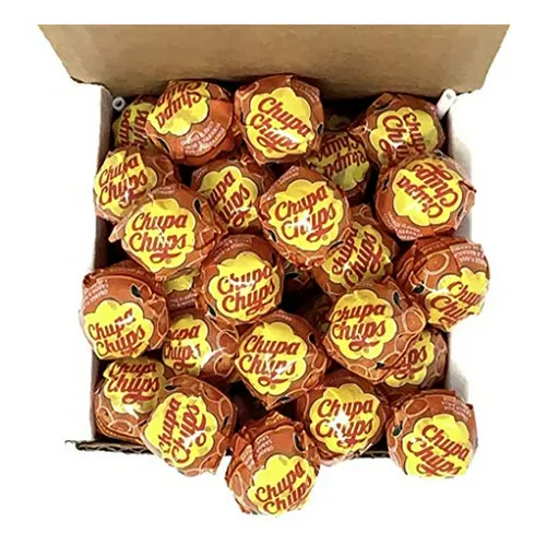 Caja De 40 Chupa Chups De Naranja - De Dulces Secreta