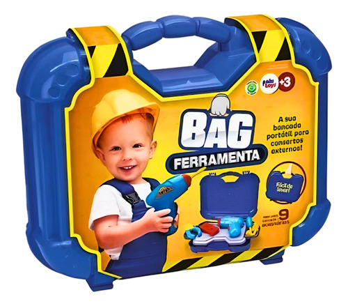 Maleta Bag Ferramentas Infantil Pakitoys