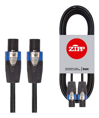 Cable Speakon A Speakon 12 Mts Kwc Zipp Caja Bafles Monitor