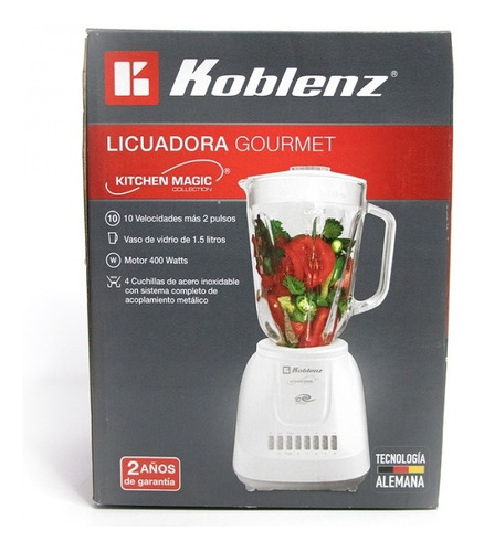 Licuadora Koblenz Blanca Lkm-5910 Vb 10 Velocidades End