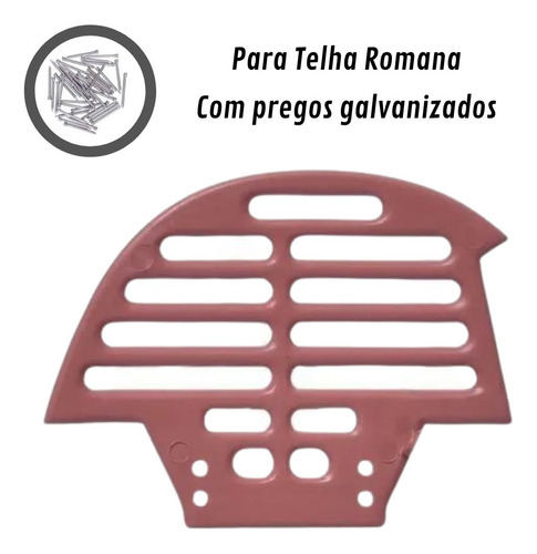 Tela Passarinheira P/ Telhas Romana Red. Cerâmica - 150 Unid