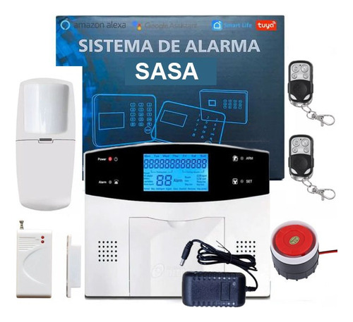 Kit Alarma Domiciliaria Inalambrica Gsm Wl Español Promocion