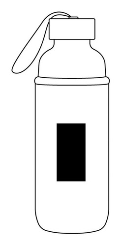 Imagen 4 de 7 de Botella Vidrio Belize 450ml Funda De Neoprene I Giveaway