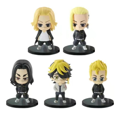 Imagen 1 de 4 de Figuras Tokyo Revengers (set 5 Figuras)