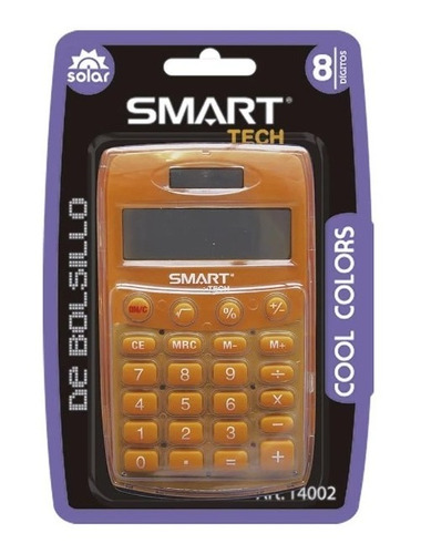 Calculadora De Bolsillo Mediana Cool Colors Smart 