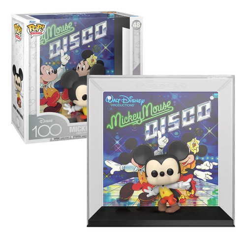 Disco Funko Pop Mickey Mouse #48 Álbum de Aniversário da Disney Color Mickey Mouse Disco #48 /Álbum 1979/Disney 100