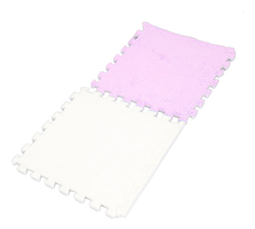 Alfombrilla De Felpa Gruesa Entrelazada, 10 Unidades, Espuma