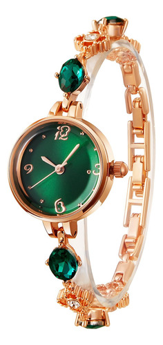 Time100 Reloj De Pulsera Redondo Para Mujer, Mini Relojes Im