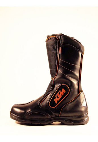 Bota Larga Moto Ruta Viaje Cuero Touring Maximus Delgado