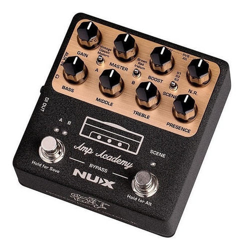 Imagen 3 de 8 de Pedal de efecto NUX Verdugo Amp Academy NGS-6 negro