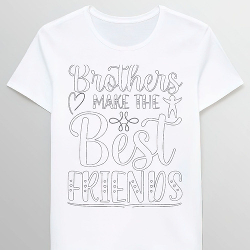 Remera Brothers Make The Best Friends Cool Friendsh 83483040