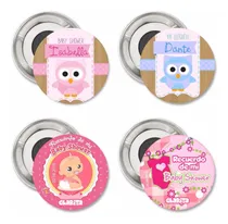 Comprar 100 Pin Iman Baby Shower Nacimiento Souvenirs Infantil 75mm
