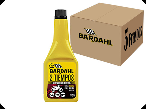 Aceite Motocicletas Motor Chicos 2t 250ml Bardahl 6 Piezas
