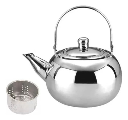 Tetera De Acero Inoxidable, 1,25 L, Tetera De Cocina Y Estuf