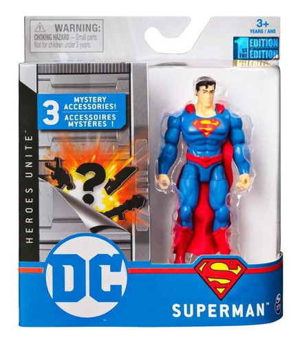 Superman Figura 10cm Articulada Original Dc 68701