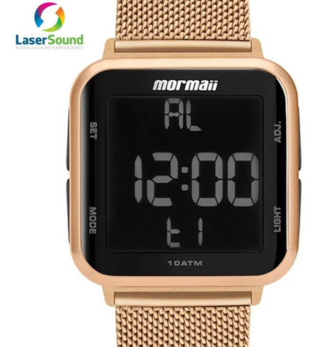 Relógio Mormaii Feminino Digi Mo6600af/8j C/ Garantia E Nf