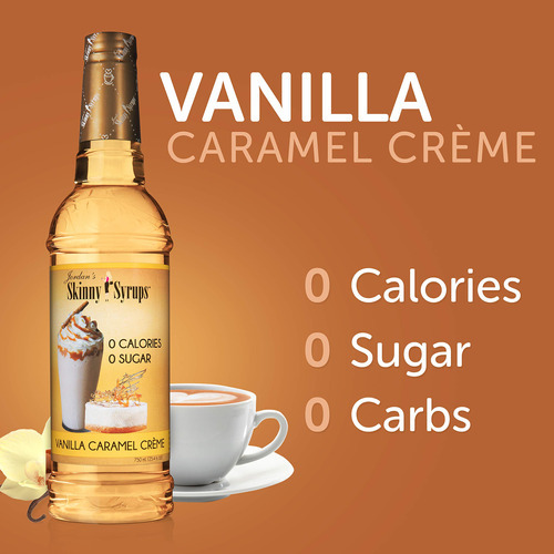 Pack 6 Jordan Skinny Syrups Vanilla Jarabe Café