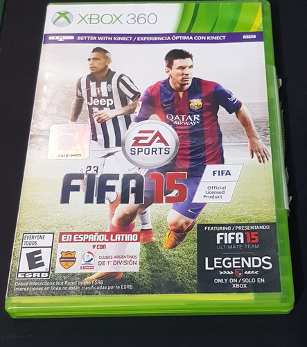 Juego Xbox 360 Formato Fisico Fifa 15 Original