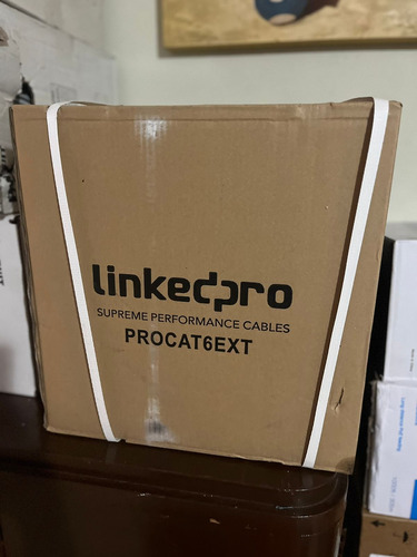 Cable Utp Linkedpro Cat6 Para Exterior 305mts Nueva