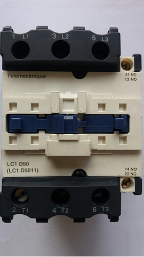 Contactor 80 A Lc1 D50f7 Telemecanique  Echneider Electric .