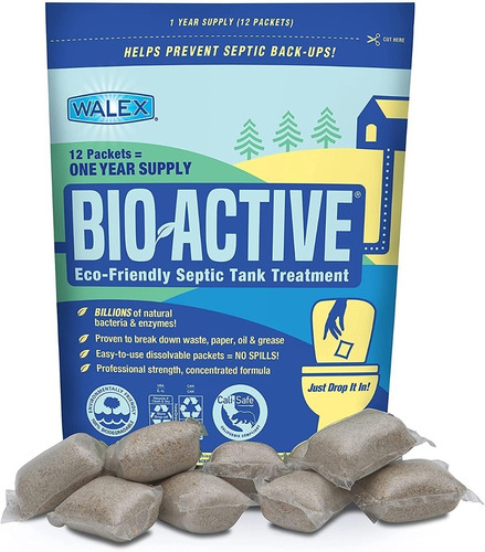 Walex Bio-active Limpieza Fosas Sépticas Suministro 1 Año