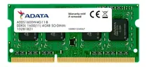 Comprar Memoria Sodimm Ddr3 4gb Ddr3-l 1600mhz Adata Adds1600w4g11