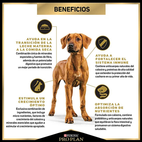 Alimento Pro Plan OptiStart Pro Plan OptiStart Puppy para cachorro de 3.5kg para perro cachorro de raza grande sabor pollo en bolsa de 13kg